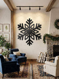 Snowflake Metal Wall Art