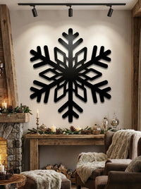 Snowflake Metal Wall Art