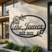 Personalized Family Name Sign