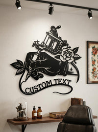 Personalized Tattoo Artist Sign