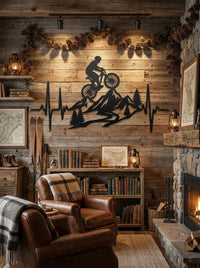 Mountain Bike Metal Wall Art