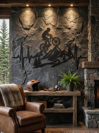Mountain Bike Metal Wall Art