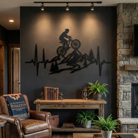 Mountain Bike Metal Wall Art