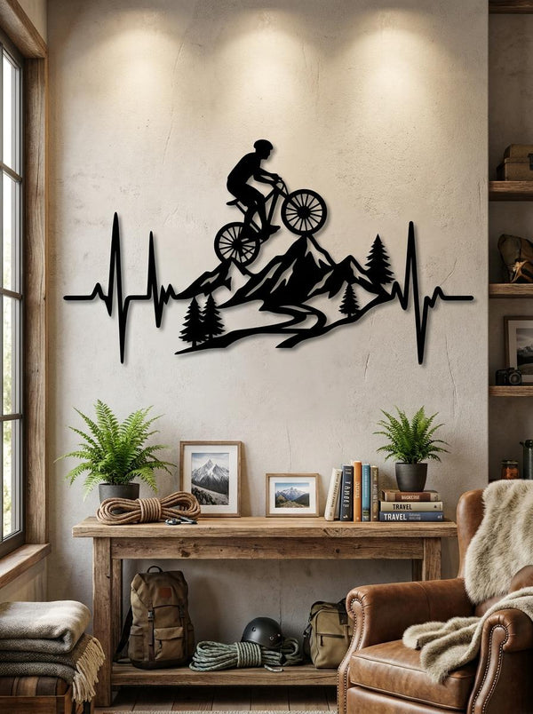 Mountain Bike Metal Wall Art