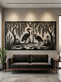 Lake House Metal Wall Art