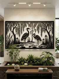 Lake House Metal Wall Art