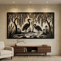 Lake House Metal Wall Art
