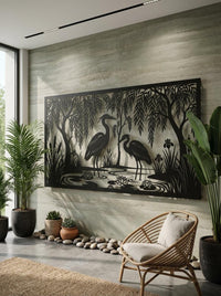 Lake House Metal Wall Art