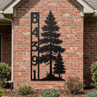 Personalized House Number Sign