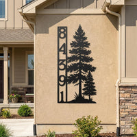 Personalized House Number Sign
