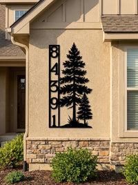 Personalized House Number Sign