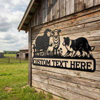 Personalized Sheep Farm Sign