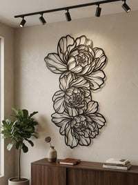 Peony Metal Wall Art