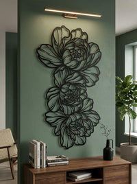 Peony Metal Wall Art