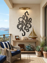 Octopus Metal Wall Decor