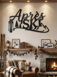Après Ski Metal Wall Art
