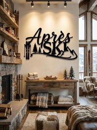 Après Ski Metal Wall Art