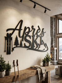 Après Ski Metal Wall Art