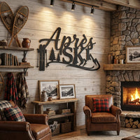 Après Ski Metal Wall Art