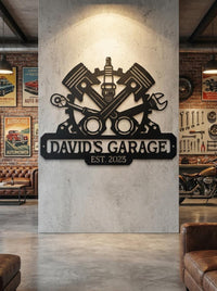 Personalized Mechanic Garage Sign