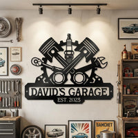 Personalized Mechanic Garage Sign