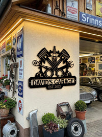 Personalized Mechanic Garage Sign