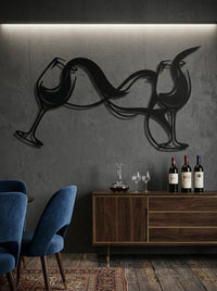 Wine Glass Wall Art