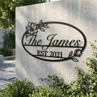 Personalized Family Name Sign
