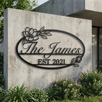 Personalized Family Name Sign