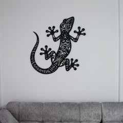 Gecko Metal Wall Decor - Lizzard Wall Art