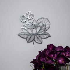3D Lotus Flower Wall Art - Lotus Flower Decor