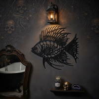 Majestic Fish Metal Wall Art