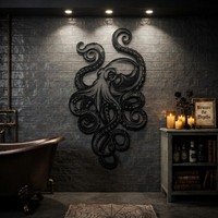 Octopus Metal Wall Art