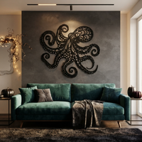 Metal Octopus Wall Art