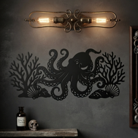 Octopus Metal Wall Decor