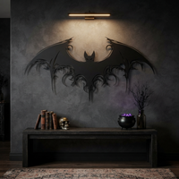 Majestic Bat Metal Wall Art