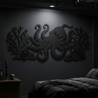 Octopus Metal Wall Decor