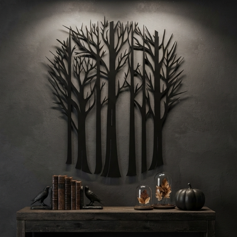 Majestic Forest Metal Wall Art