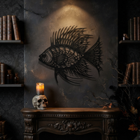 Majestic Fish Metal Wall Art