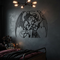 Angel Devil Metal Wall Art