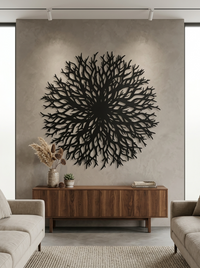 Abstract Tree of Life Wall Decor for Fireplace