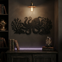 Octopus Metal Wall Decor