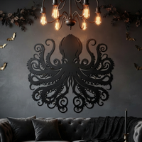 Ocean Monster Metal Wall Art