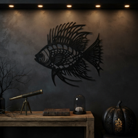 Majestic Fish Metal Wall Art