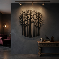 Majestic Forest Metal Wall Art