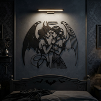 Angel Devil Metal Wall Art