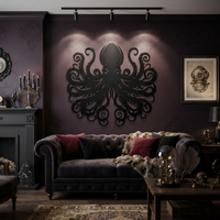 Ocean Monster Metal Wall Art