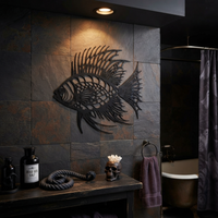 Majestic Fish Metal Wall Art