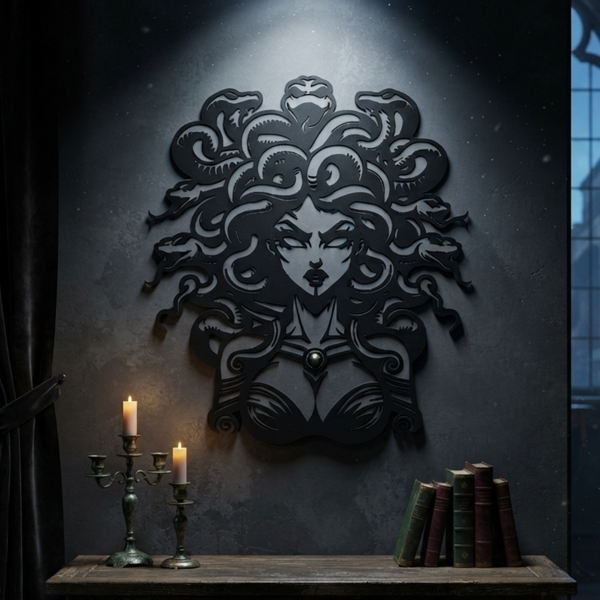 Metal Medusa Wall Art