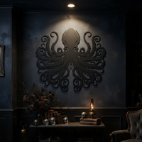 Ocean Monster Metal Wall Art